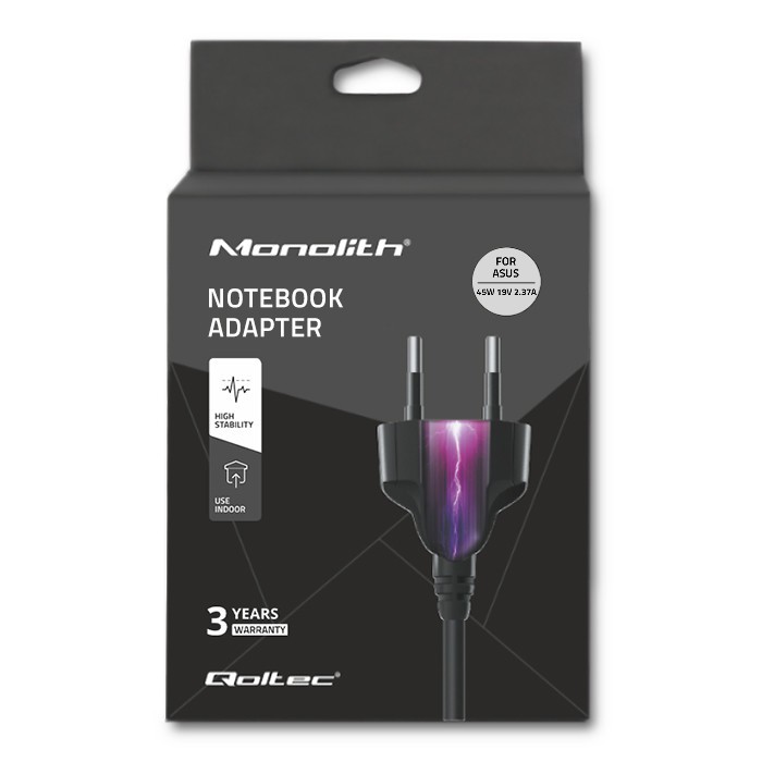 Napajalnik Asus 45W, 19V, 2.37A, 4.0*1.35mm, z napajalnim kablom 5