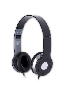 Stereofonske slušalke z mikrofonom City Black