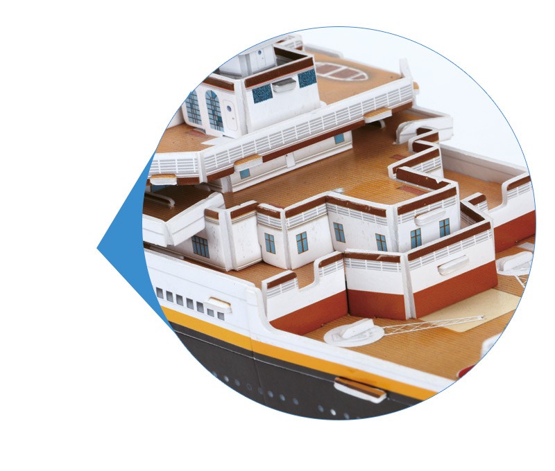 3D Puzzle Titanic - Velik 2