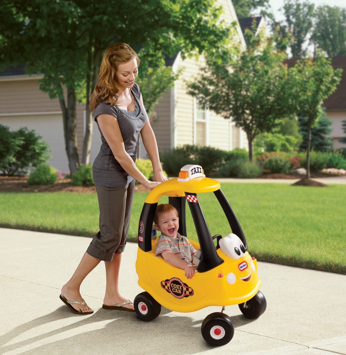 Little Tikes Cozy Coupe Taxi avto, rumen 3