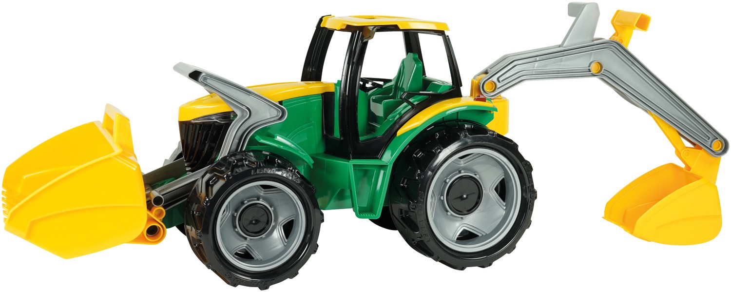 Traktor buldožer + bager 2