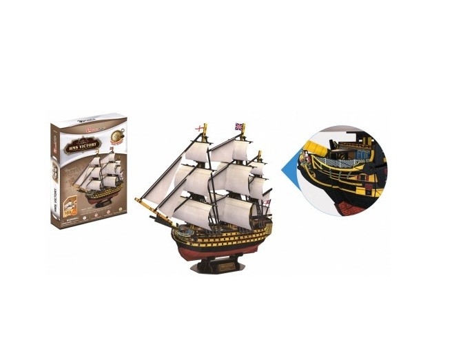 3D sestavljanka - jadrnica HMS Victory 3