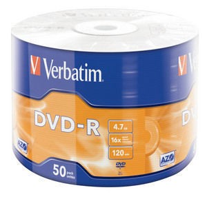 DVD-R medijska plošča, 4.7GB, 16x, 50 kosov 2