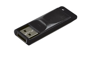 Verbatim USB Stick Slider 64GB, črn