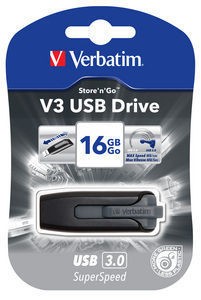 Verbatim USB 3.0 Drive 16GB, črn 2