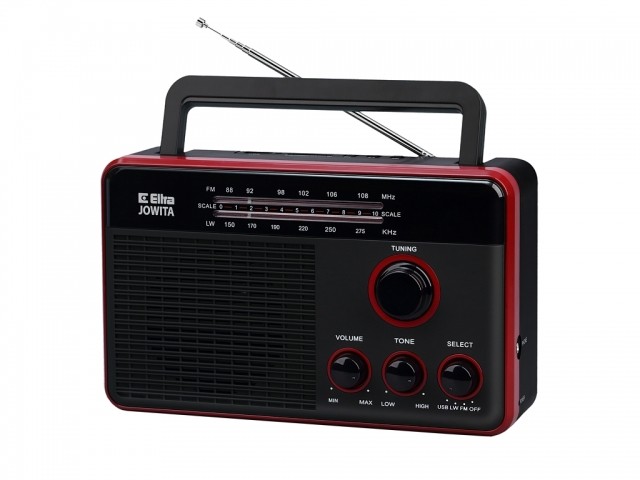 Radio Jowita z USB vhodom, črn