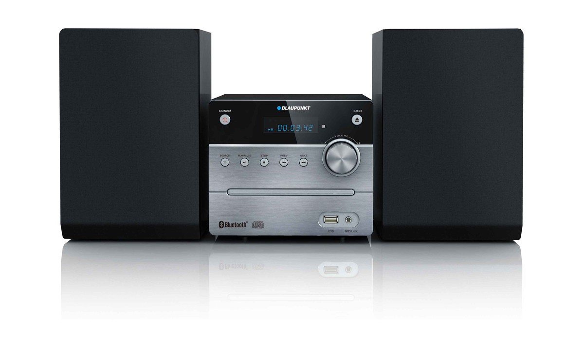Mini linija MS12BT: CD, MP3, Bluetooth, FM, USB, 2x5W