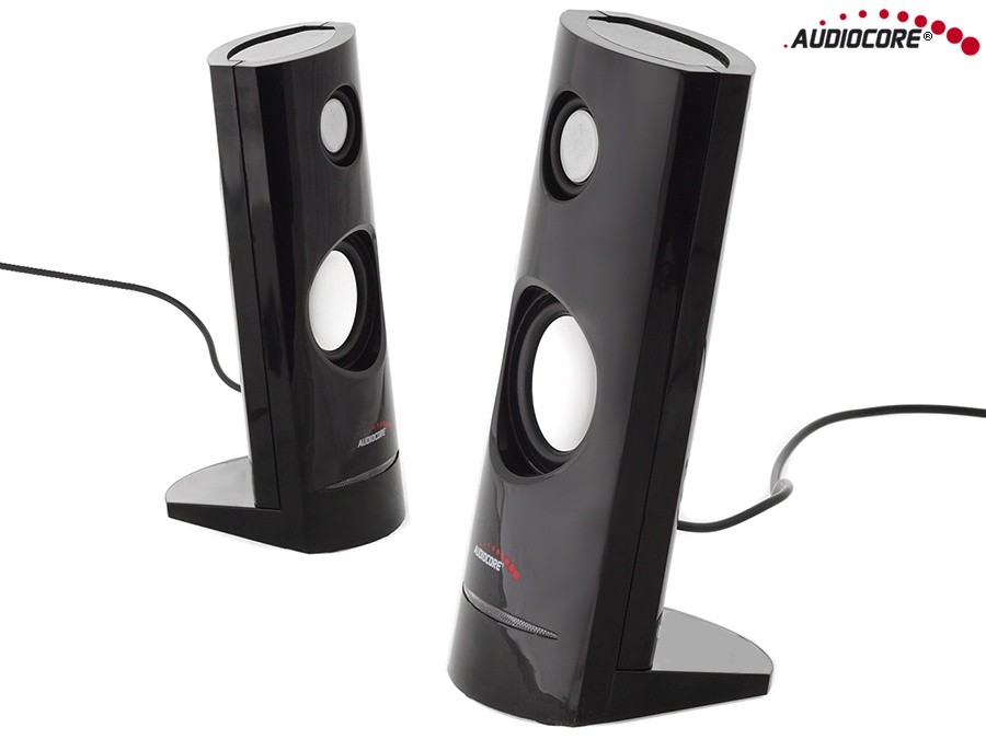 Računalniški zvočniki 8W USB AC860, črni 2