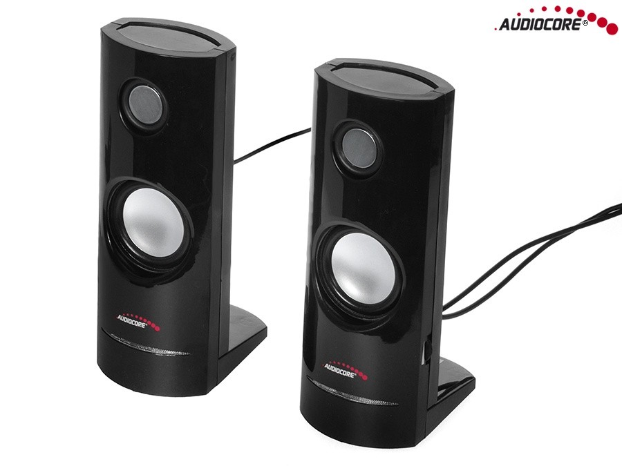 Računalniški zvočniki 8W USB AC860, črni 6