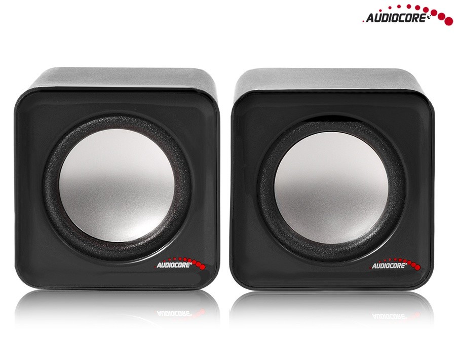 Računalniški zvočniki 6W USB AC870B, črni 2