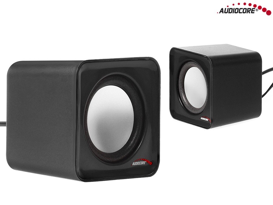 Računalniški zvočniki 6W USB AC870B, črni 3