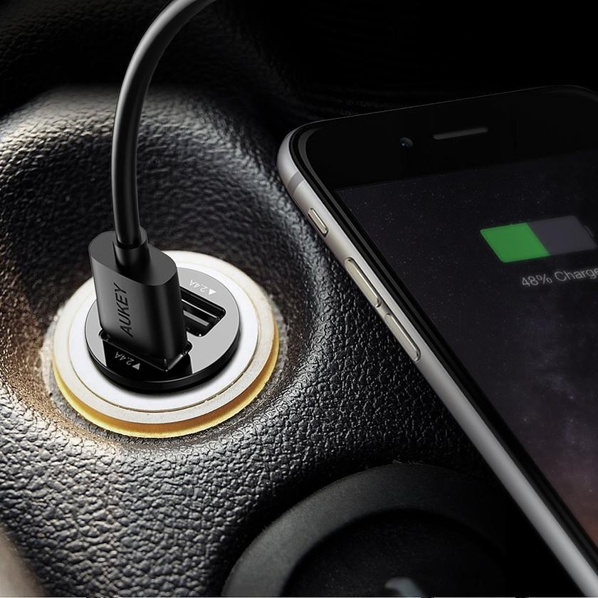 Avtomobilski polnilnik AiPower CC-S1, 2xUSB, 4.8A, 24W 5