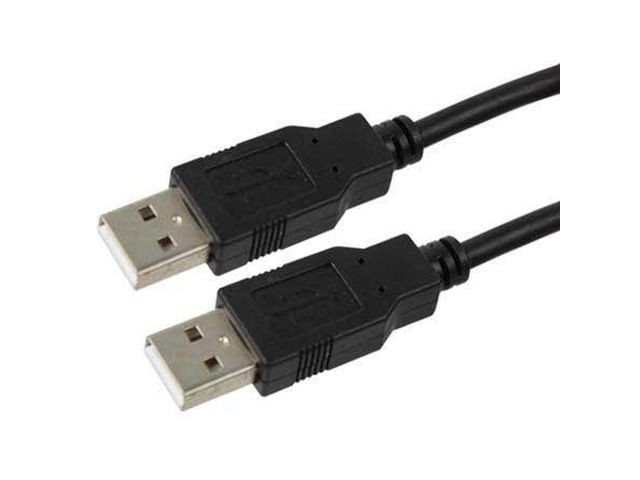 USB kabel AM-AM 1,8 m, črn