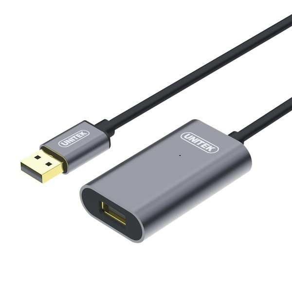 Unitek USB 2.0 podaljšek AM-AF, 5m, PREMIUM, Y-271