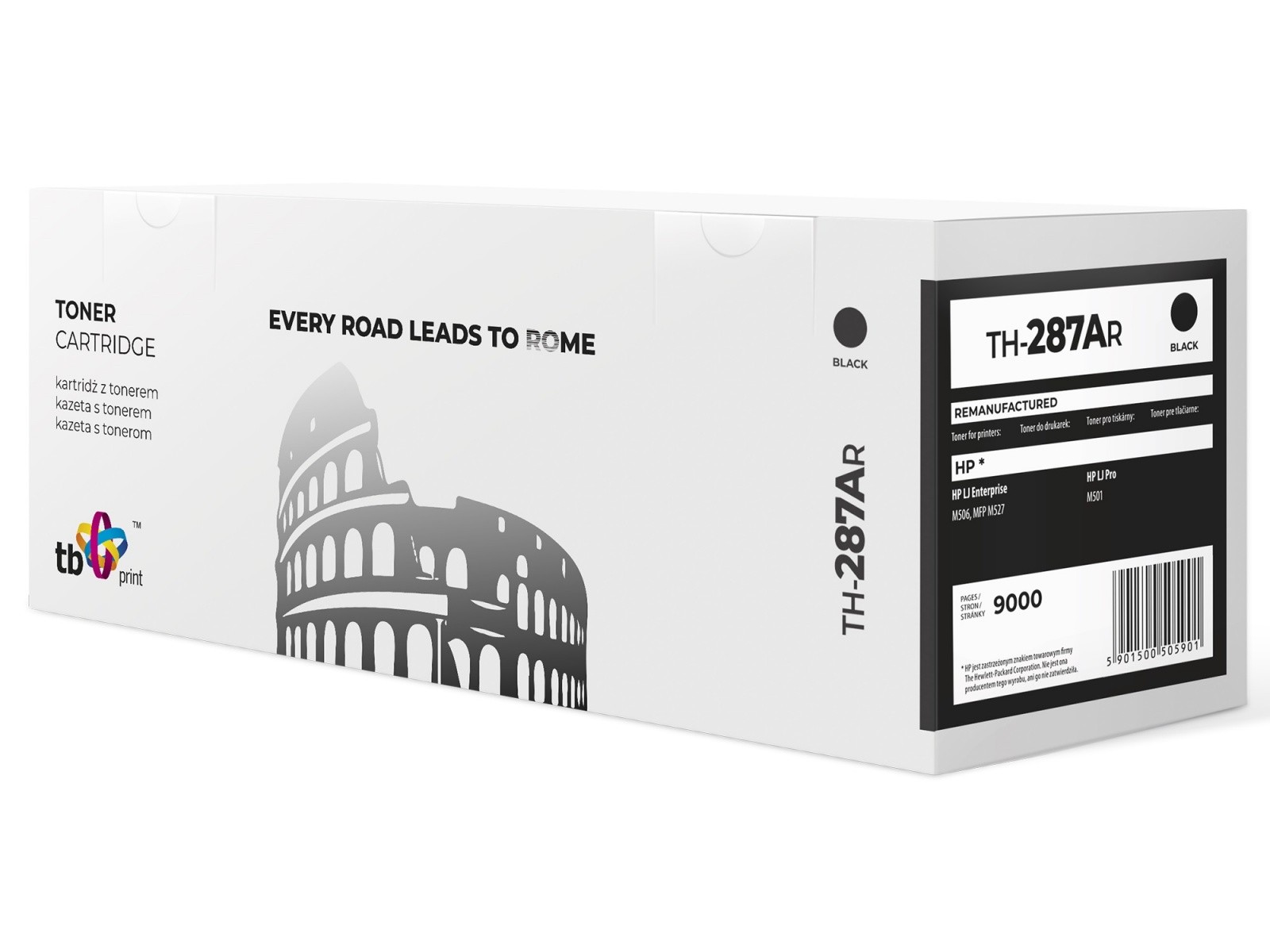 Združljiv Toner za HP CF287A (87A) - Črn, Refurbished