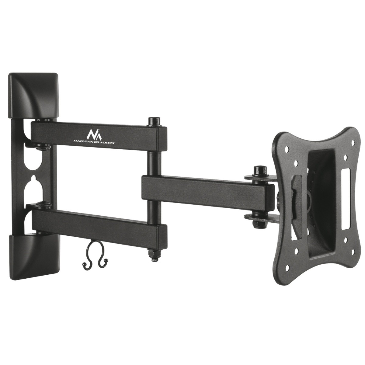 Stenski Nosilec za TV/Monitor 13-27", 15 kg, VESA MC-719 Črn