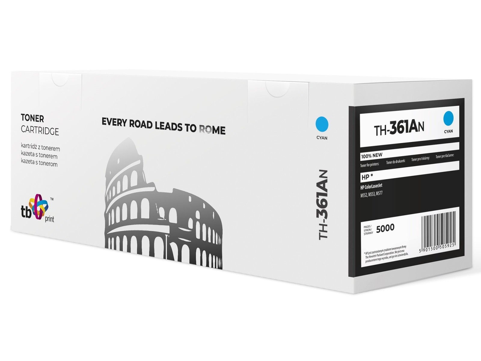 Toner za HP CLJ M552/M553/M577 CY TH-361AN