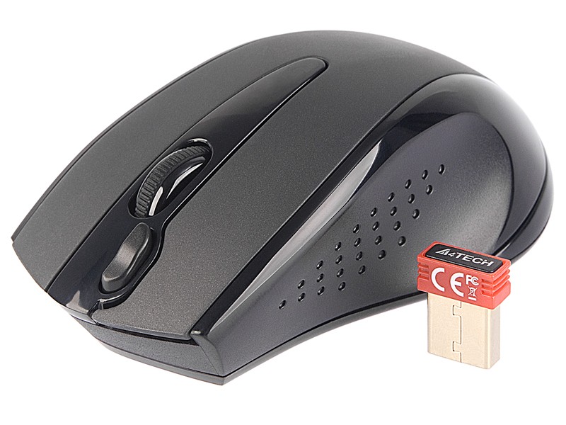 Brezžična miška V-TRACK G9-500F-1 RF NANO, črna