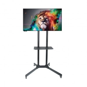 Voziček za TV 30-65" z držalom in kolesi, 60kg, S-08A 3