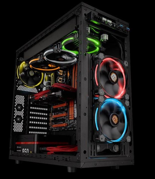 Ventilator za ohišje 120mm Riing LED RGB (3 kosi) 3