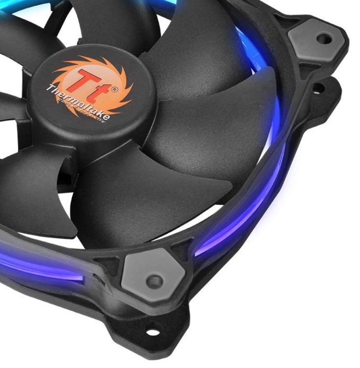 Ventilator za ohišje 120mm Riing LED RGB (3 kosi) 4