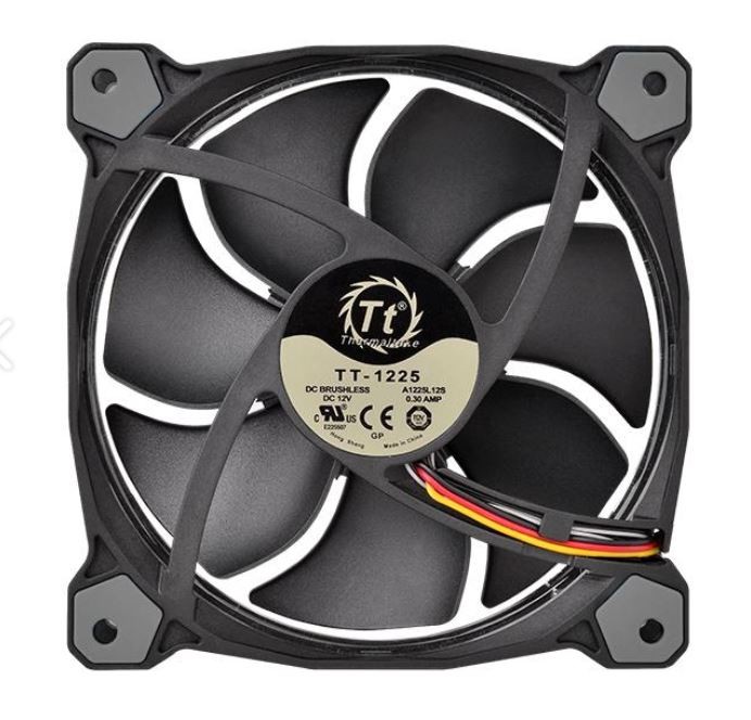 Ventilator za ohišje 120mm Riing LED RGB (3 kosi) 5