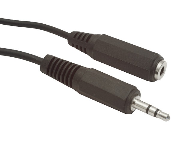 Podaljšek Minijack M/F 3M stereo