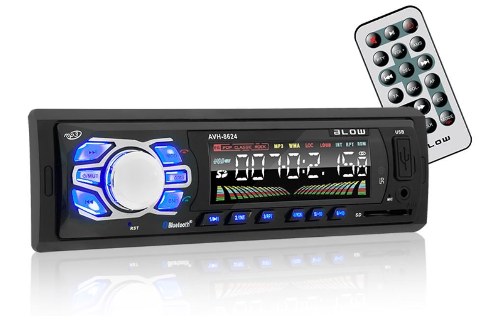 Avtoradio AVH-8624 MP3/USB/SD/MMC/BT