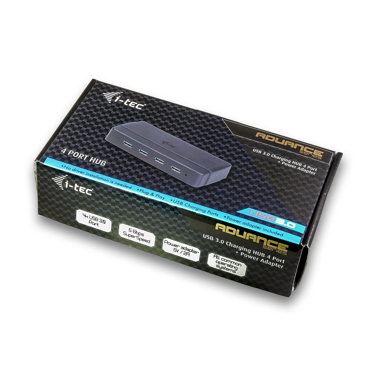 USB 3.0 HUB s 4 vrati in napajalnikom 5