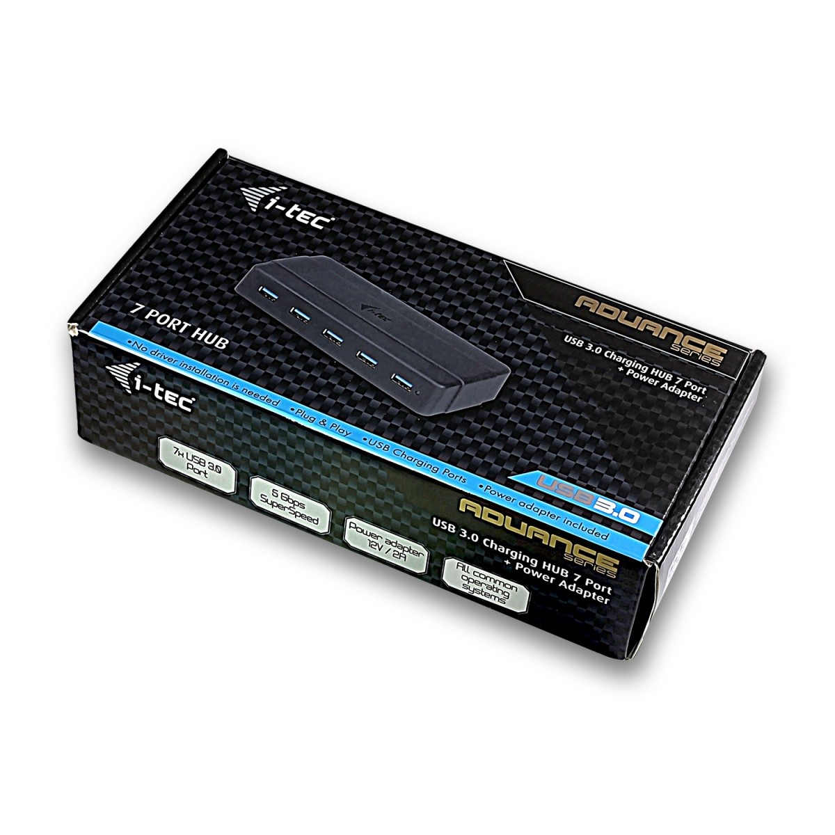 USB 3.0 HUB s 7 vrati in napajalnikom 5