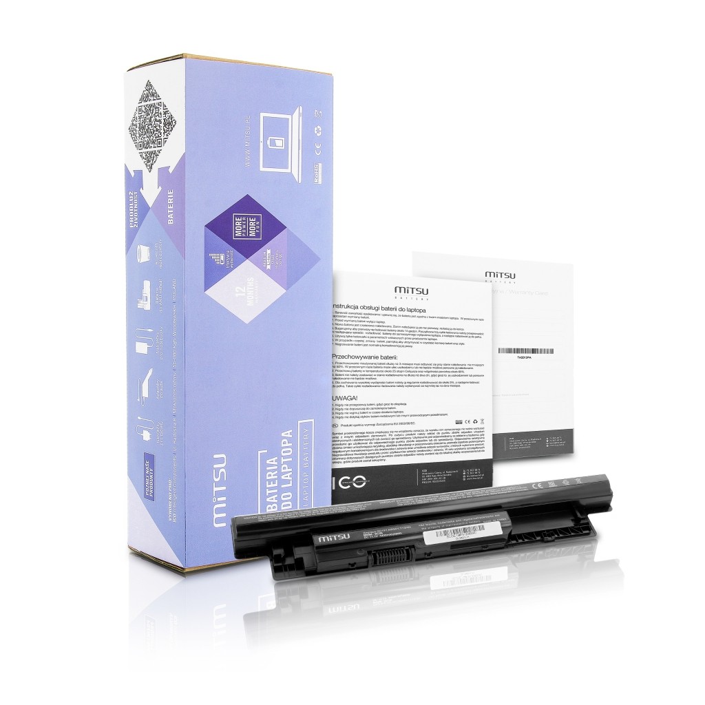Baterija za Dell Inspiron 14, 15, 17 - 4400 mAh
