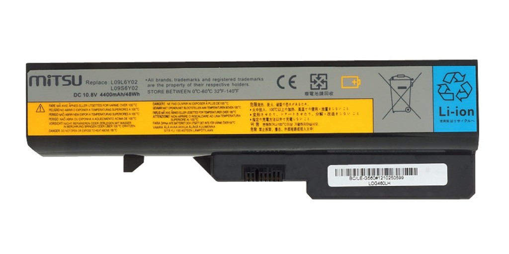 Baterija za Lenovo IdeaPad G460, G560, 4400 mAh 4