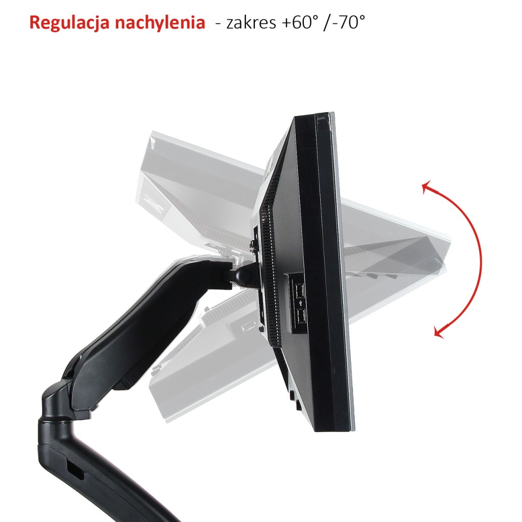Stojalo za monitor z roko L-11GD, LCD/LED 13-27" 4