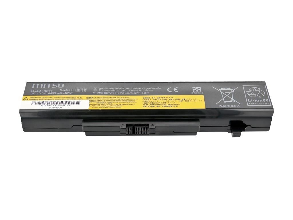 Mitsu baterija za Lenovo Thinkpad E530 4400 mAh (48 Wh) 10.8-11.1V 2
