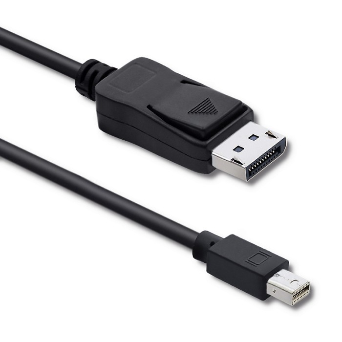 Kabel Mini DisplayPort v1.1 na DisplayPort v1.1, 1080P, 1,8m