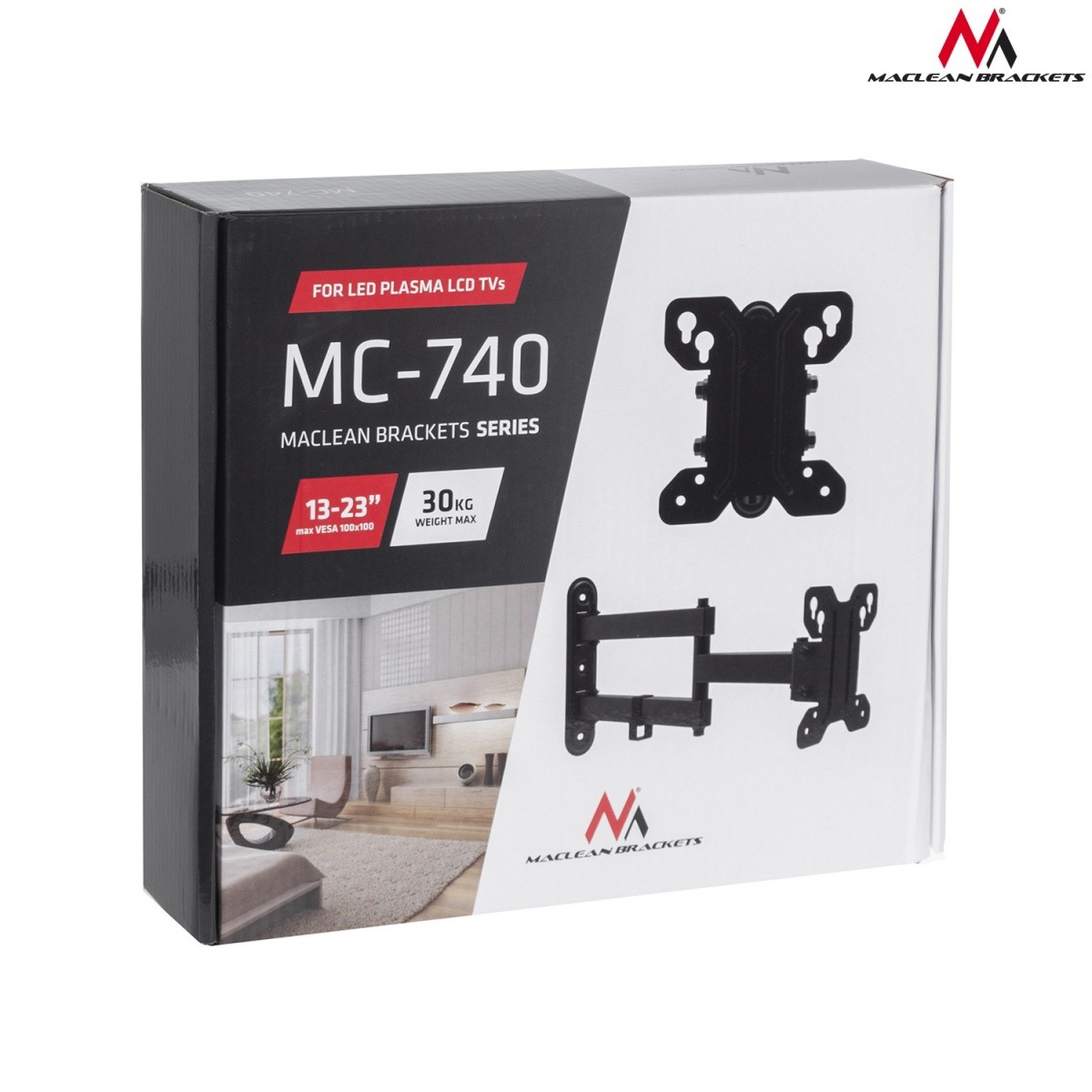 Stojalo za TV 13-32" do 30kg, max VESA 100x100 (MC-740) 8