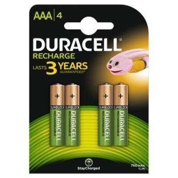Akumulatorske baterije AAA (HR3) 750mAh, 4 kos