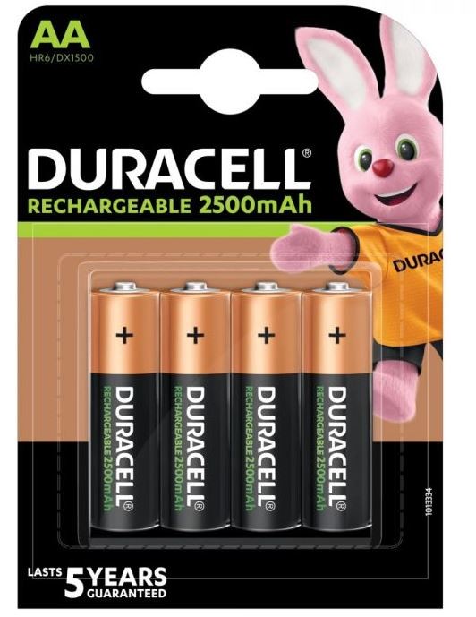 Akumulatorske baterije AA (HR6) 1400/2500mAh, 4 kos