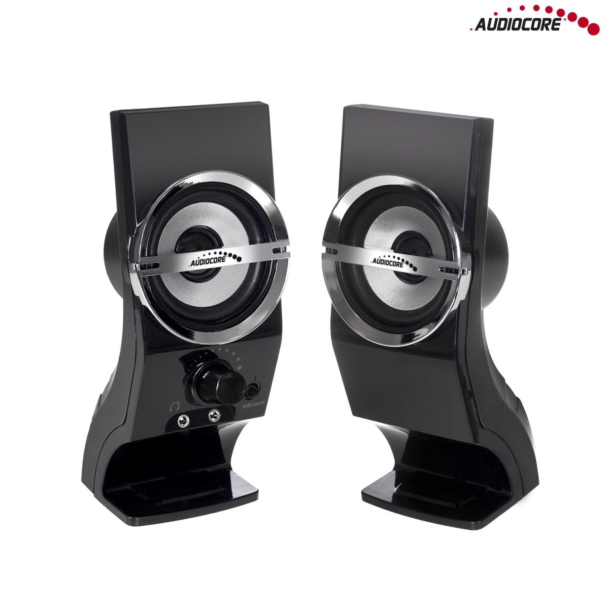 Računalniški zvočniki 6W AC805, USB, črni 3