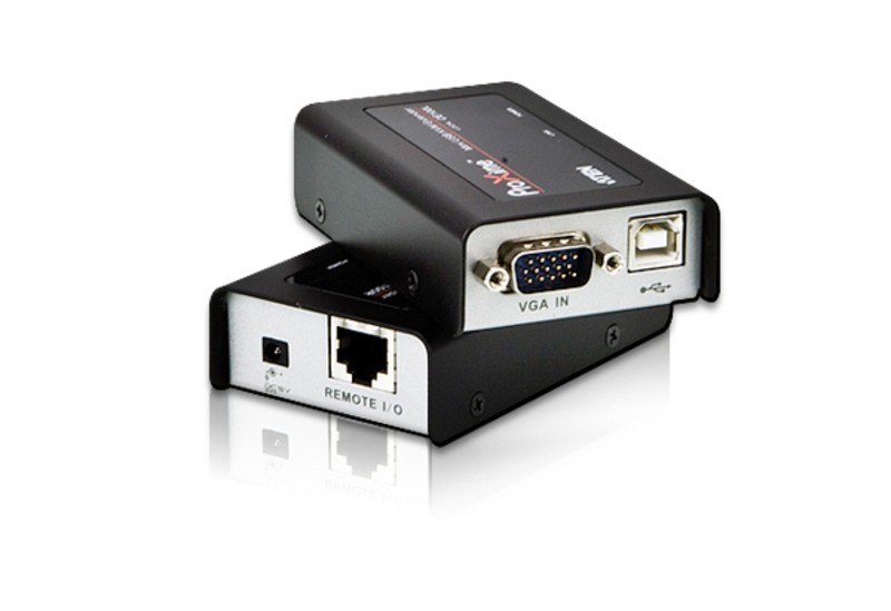 ATEN CE100 KVM extender, VGA + USB, 100m