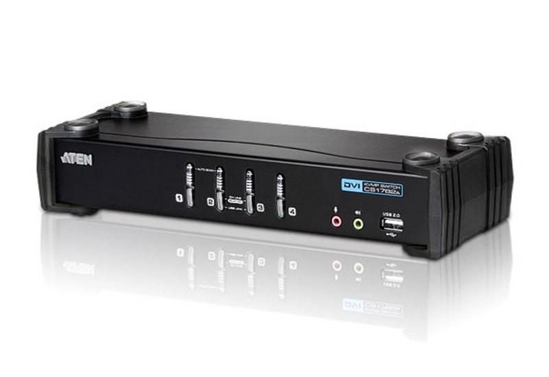 ATEN 4-portni USB DVI KVM stikalo CS1764A