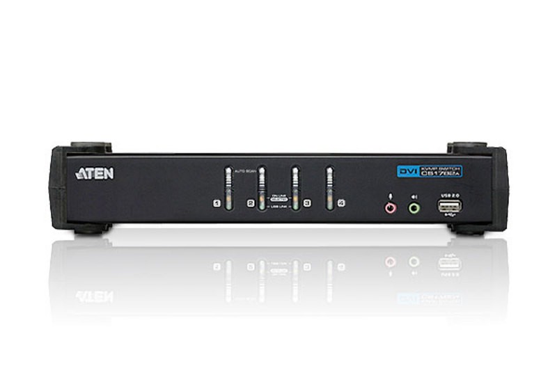 ATEN 4-portni USB DVI KVM stikalo CS1764A 2