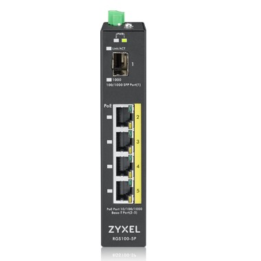Omrežni preklopnik RGS100-5P Unmanaged PoE SFP 2