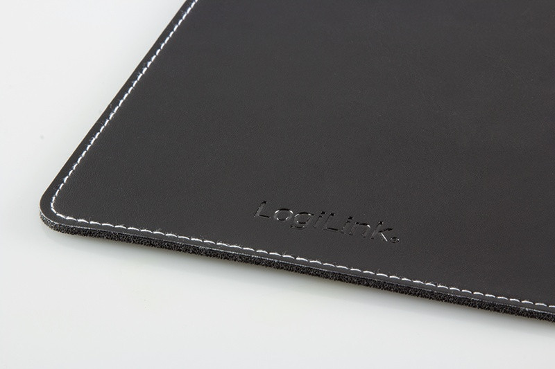LogiLink podloga za miško, usnjen videz, črna 4