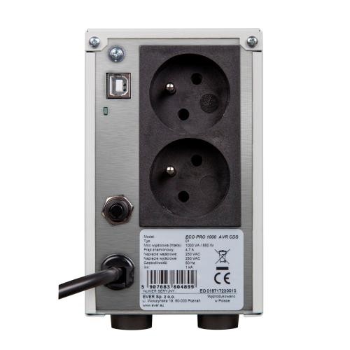UPS ECO Pro 1000 AVR CDS TOWER 2