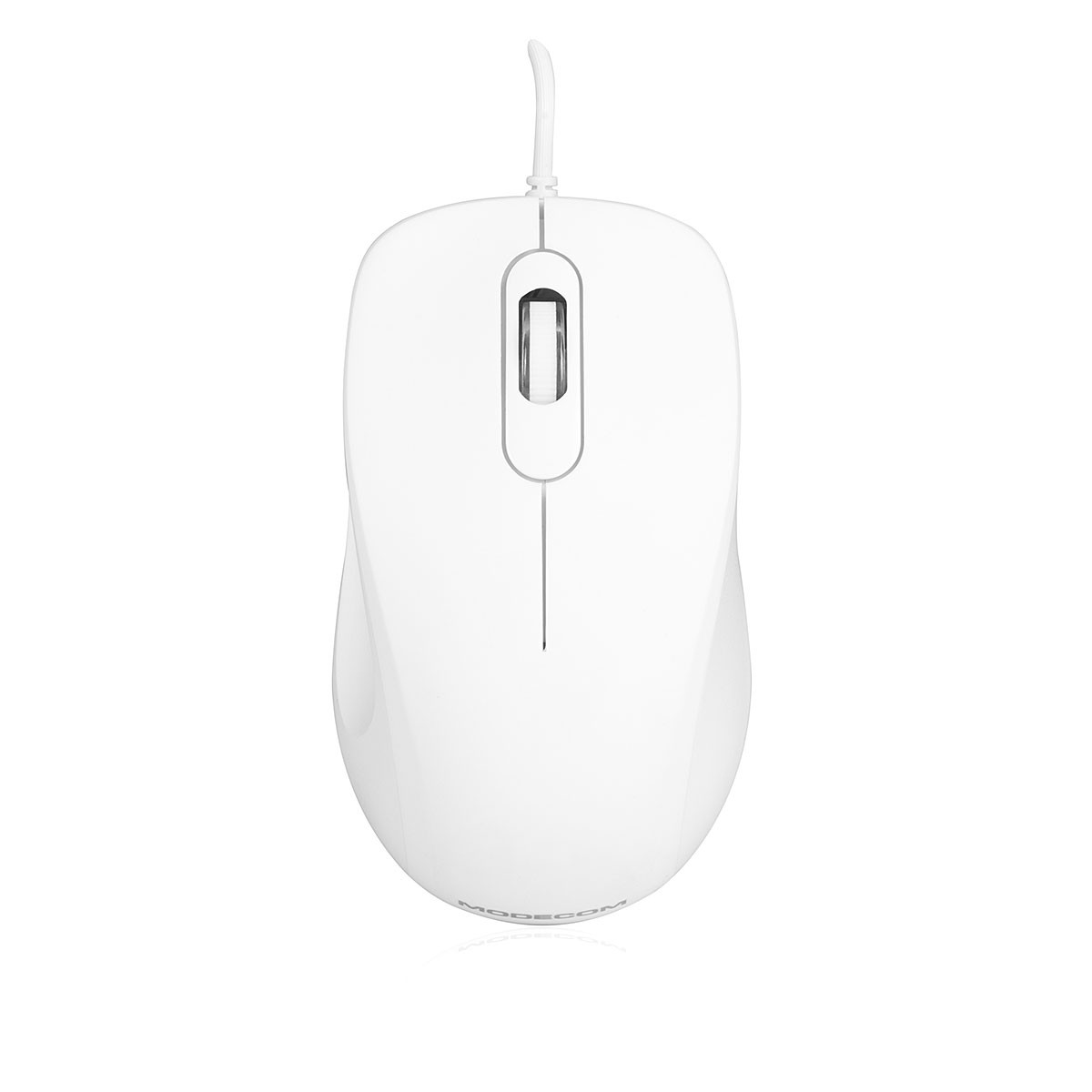 MODECOM M10 žična optična miška, bela