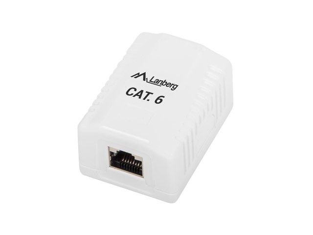 Vtičnica za omrežje RJ45 Cat.6 bela