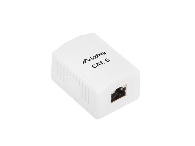 Vtičnica za omrežje RJ45 Cat.6 bela 3
