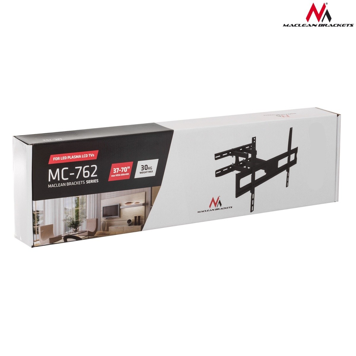 Stenski nosilec za TV MC-762 (37-70", Črna) 4