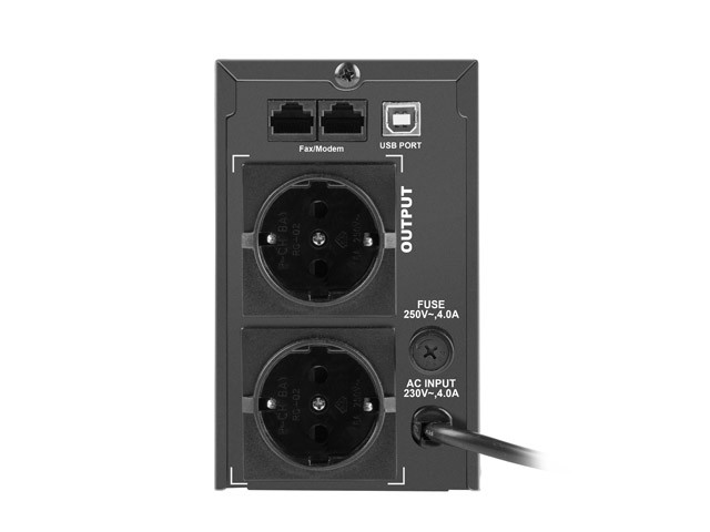 UPS napajalnik Line-Interactive Office 650F LCD 650VA 4